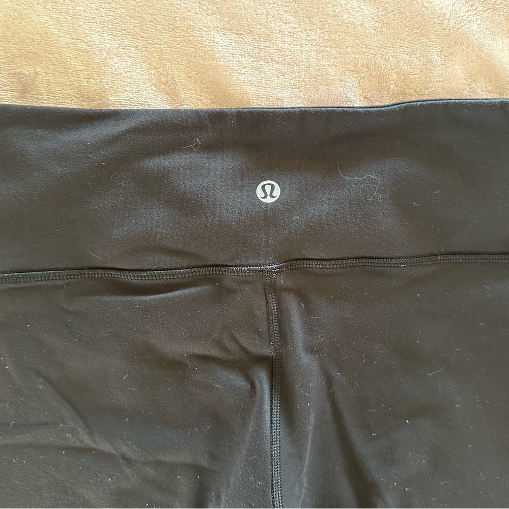 Lululemon Black Leggings with Logo